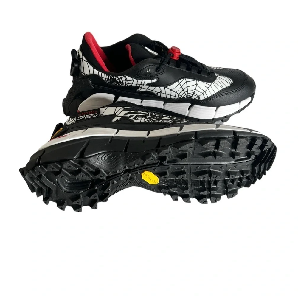 Spyder X Reebok Zig Kinetic 2.5 Edge White/ Core Black Athletic Shoes